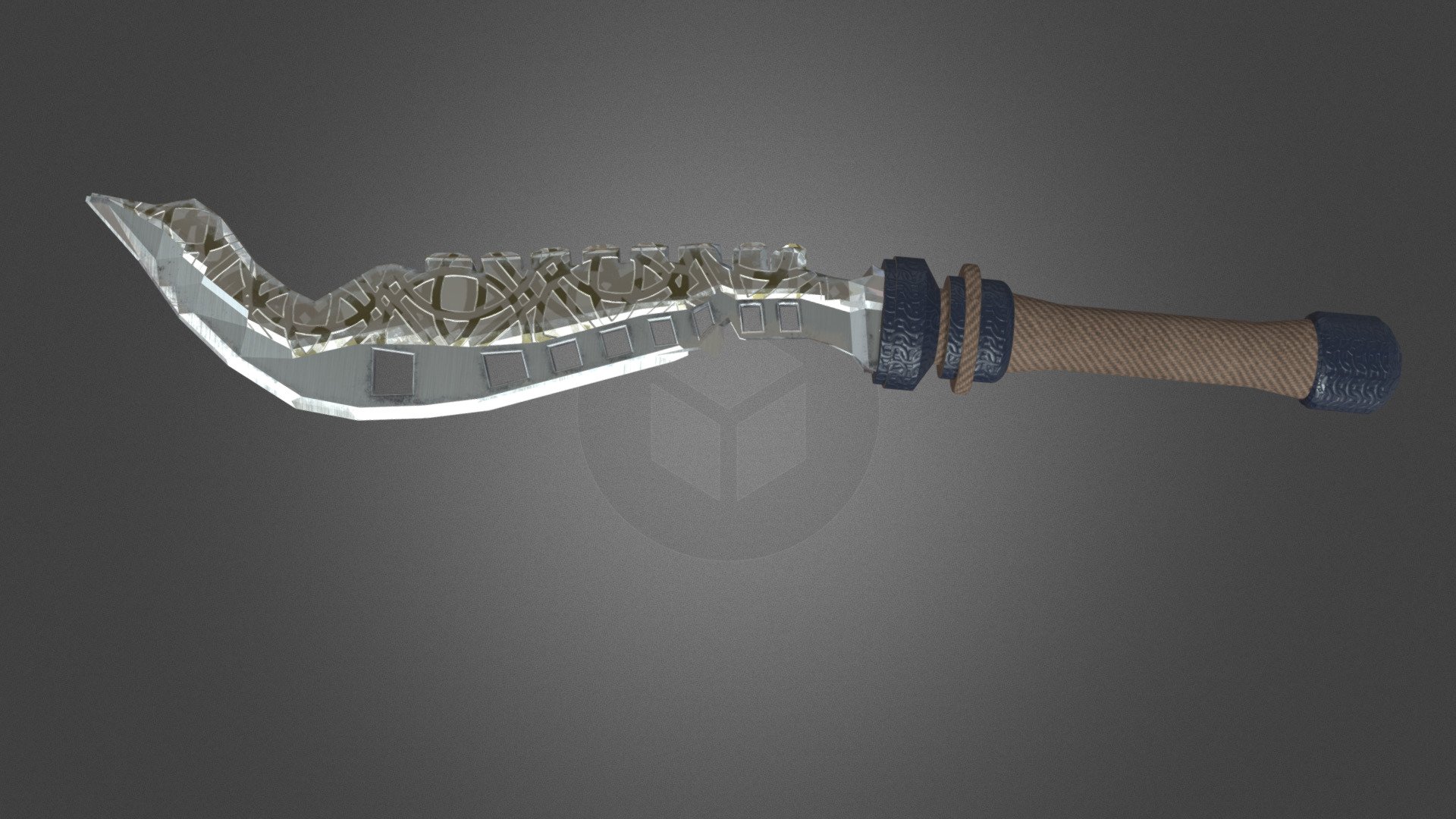 FANTASY WEAPON BLADE LOW-POLY