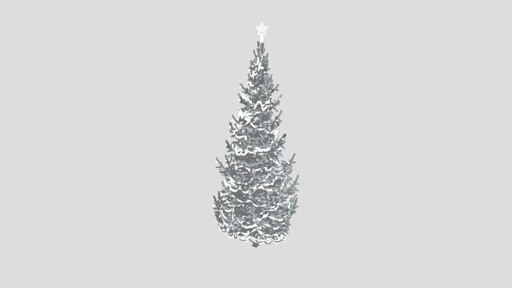 Christmas Tree White Large