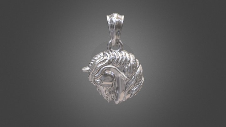 Pendante Caballo 3D Model