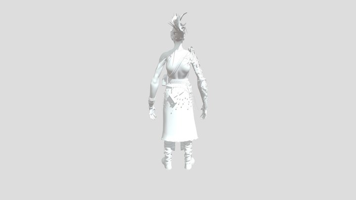 Character_wireframe 3D Model