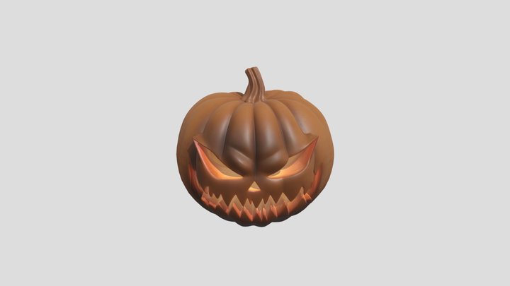 Pumpkin - Halloween - Citrouille1 3D Model