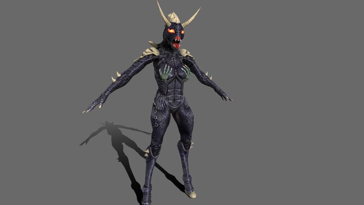 Galactic Creature 02.7 3D Model
