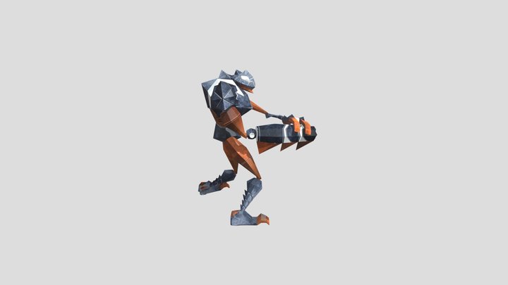 Metal Hive 2- Canon Enemy 3D Model