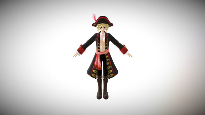 Pirate Girl - Free Download y 3D Model