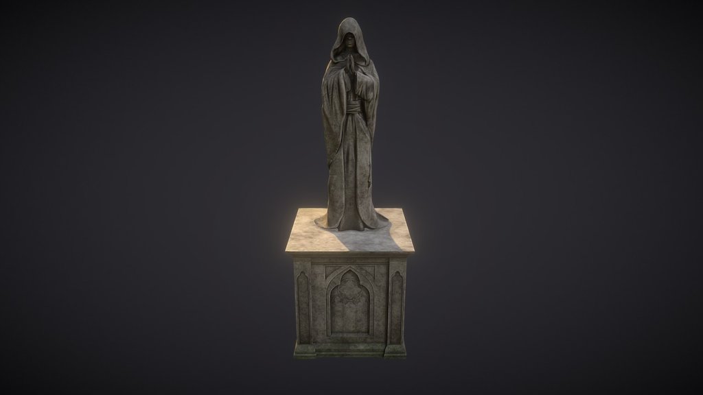 Cemetery statue