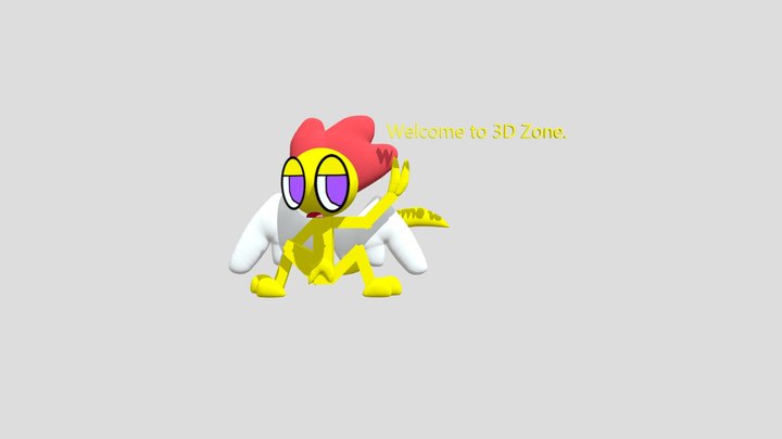 Messo is stuck in 3D forever 3D Model