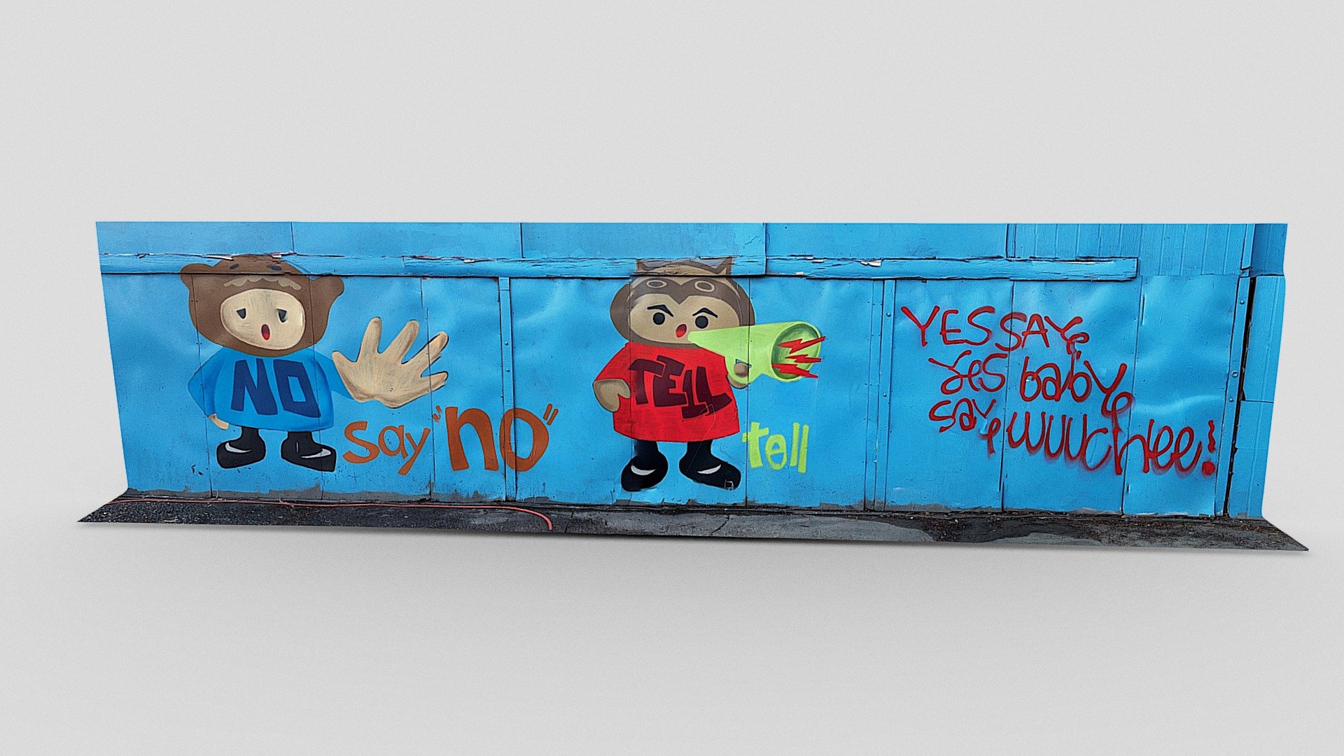San Francisco mural - "Say No, Tell"