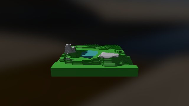 9-Minecraft Escenario (remesh) 3D Model