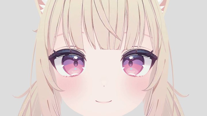 anime girl 3D Model