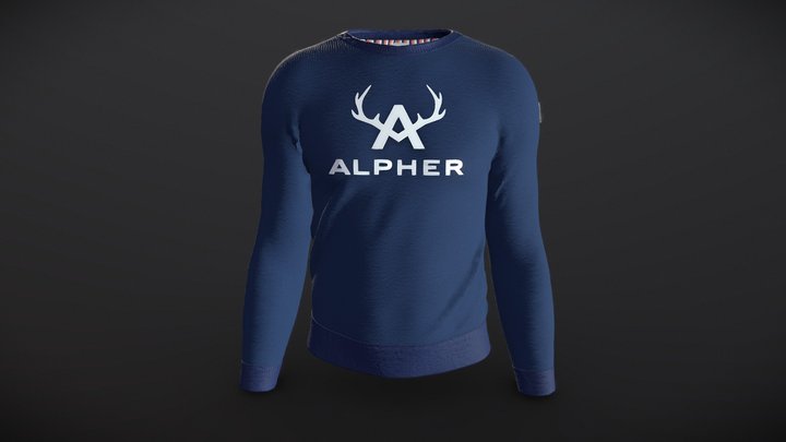 Alpher majica v.2 3D Model