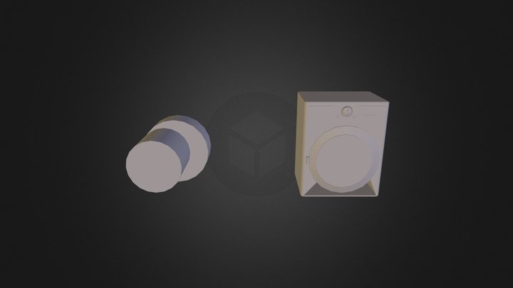 Lavadora 3D Model