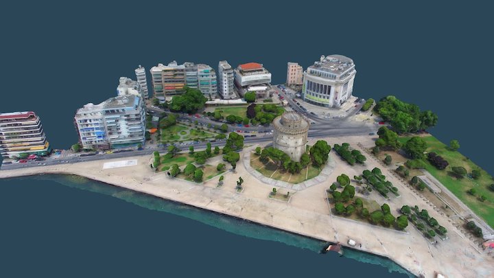 The White Tower of Thessaloniki, Greece – Modello 3D gratuito STL