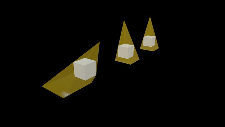 Light and shadow - Cube 3D Model