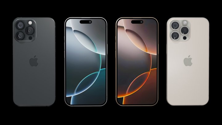 iPhone 16 Pro 3D Model