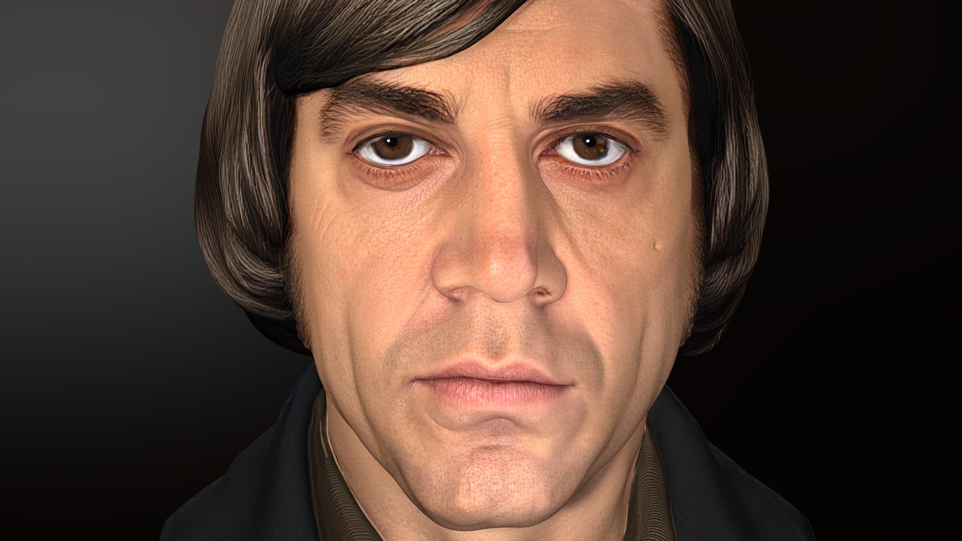 Javier Bardem_ Anton Chigurh — Sketchfab embed 3D viewer