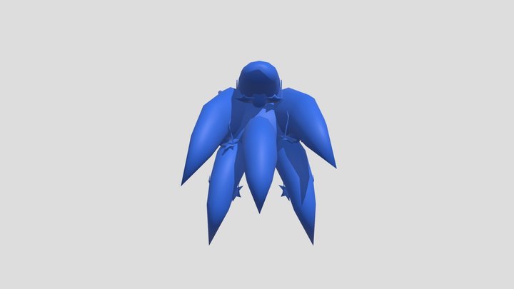 Sonic.exe Head 3D Model