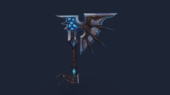 WoW Axe Fanart 3D Model