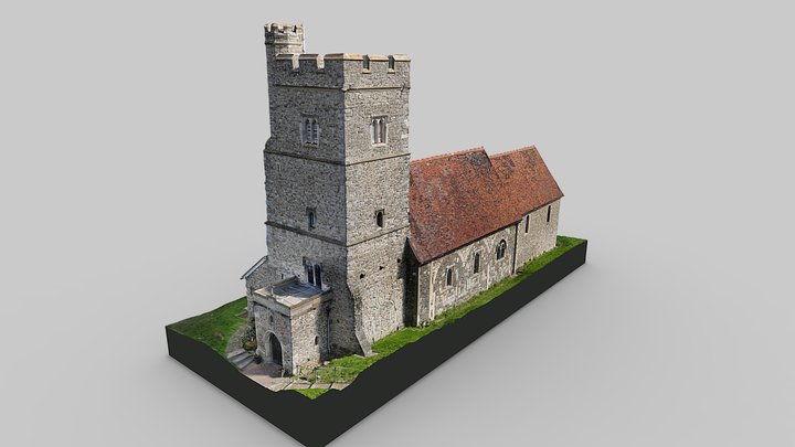St Mary Virgin Church Gravesend – Modello 3D gratuito STL