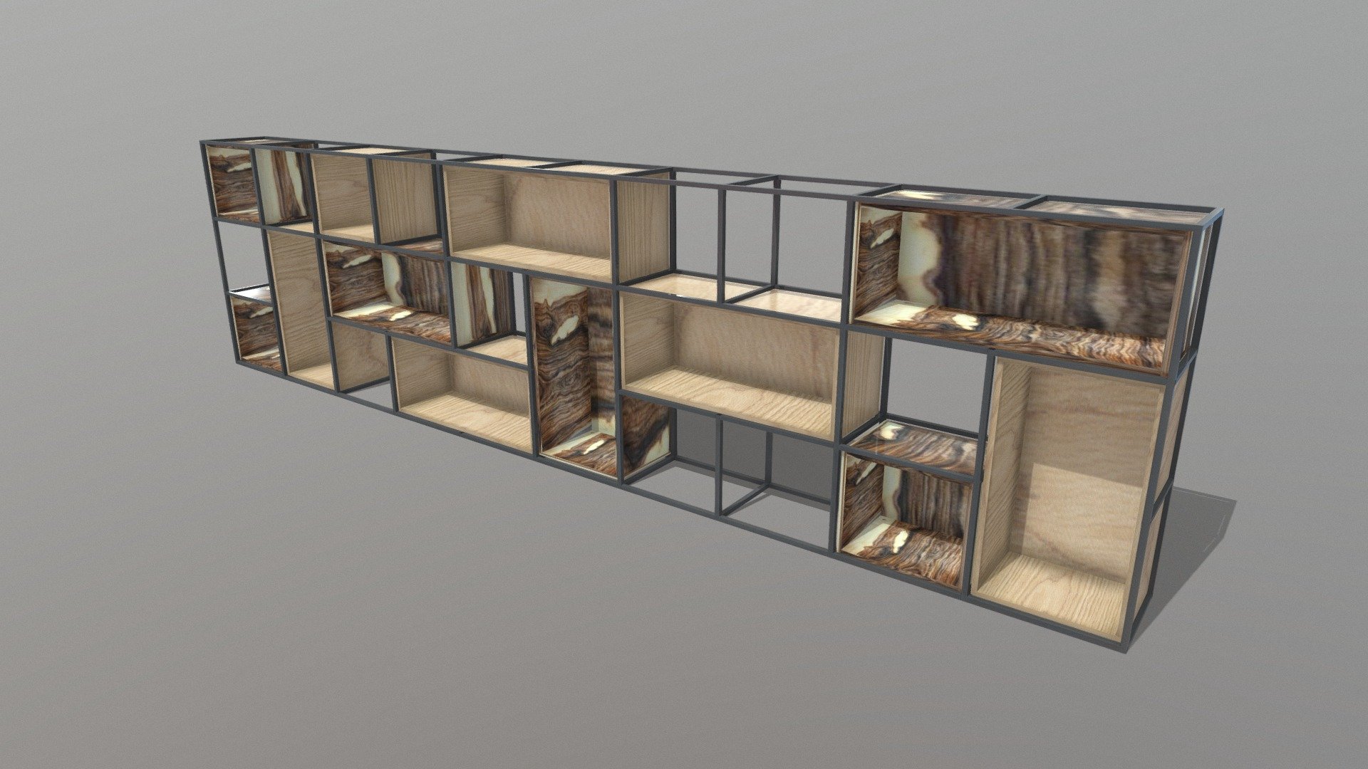 Mueble de herreria entrada lobby