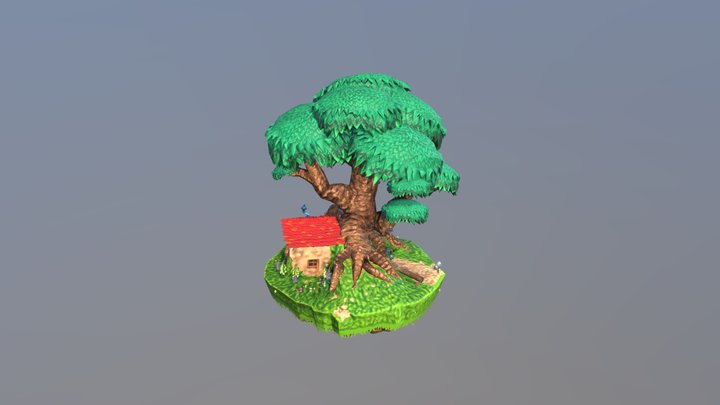 Winnie The Pooh's House 3D Model