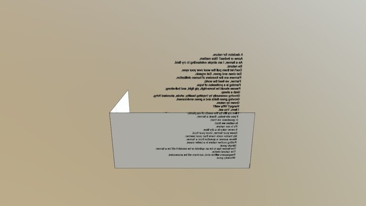 Farmer Catch Phrases 3D Model