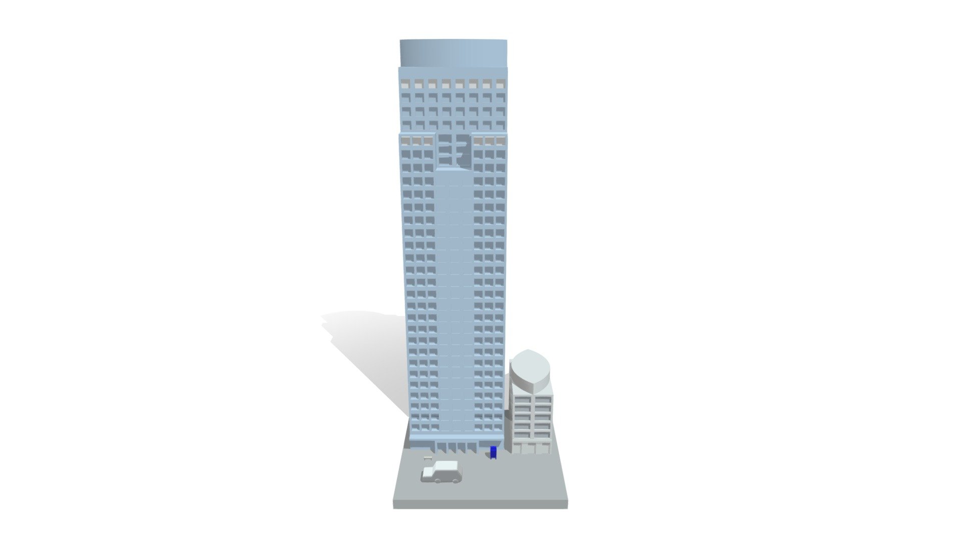 Gas Company Tower Los Angeles by Anna Koziol — Sketchfab embed 3D viewer