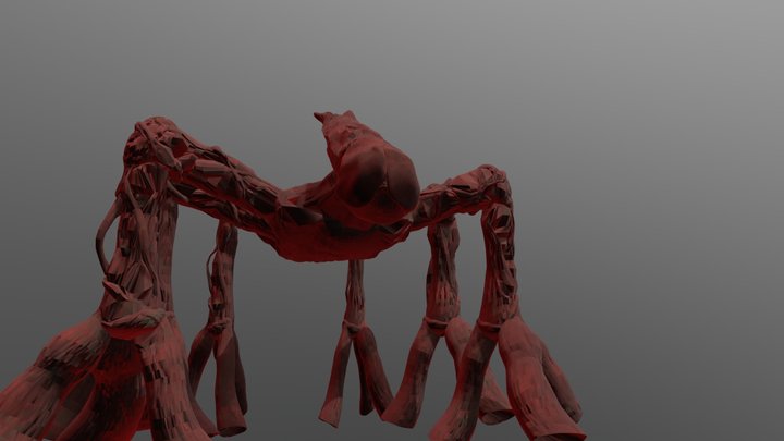 The Meat puppet/mind flayer (stranger things S3) 3D Model