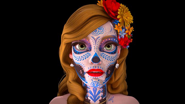 Mexican Girl – Free 3D Model STL