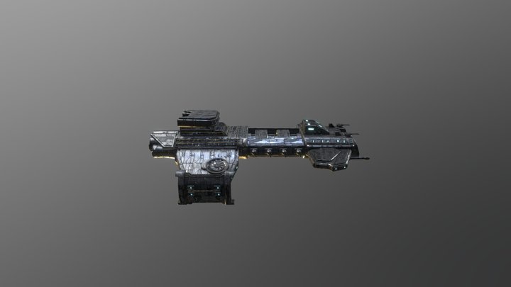 Battlecruiser 3D Model