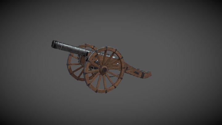 Cannon 3D Model