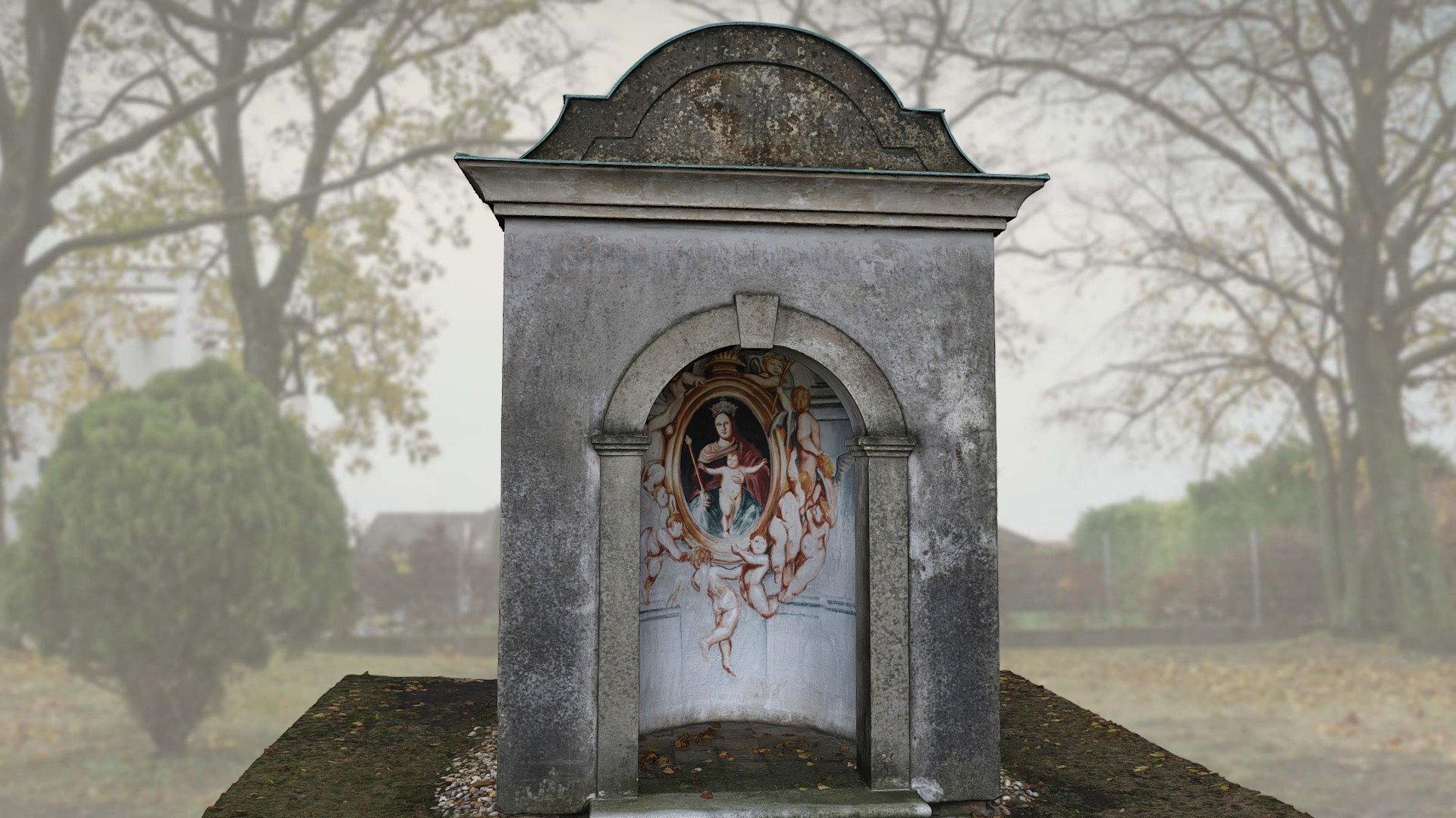 Rotes Kreuz Kapelle — Sketchfab embed 3D viewer