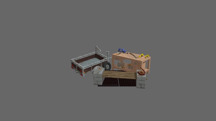 1GD21_CorluySam_5props 3D Model