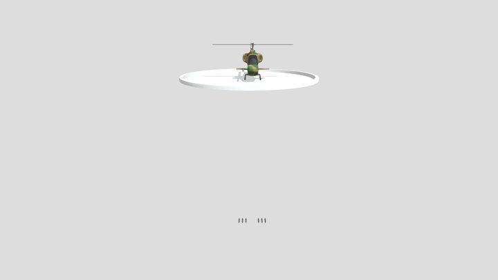 Helicóptero 3D Model