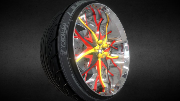 wheel 009 3D Model