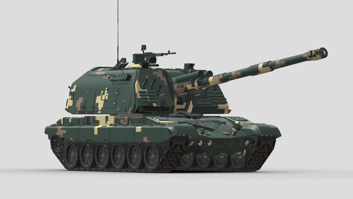 2S19 MSTA-S Self-Propelled Artillery – Free 3D Model STL