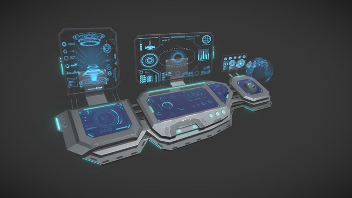 Sci-Fi Panels 3D Model