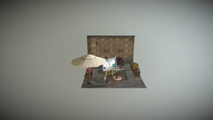 Ellas What Not Shop 3D Model