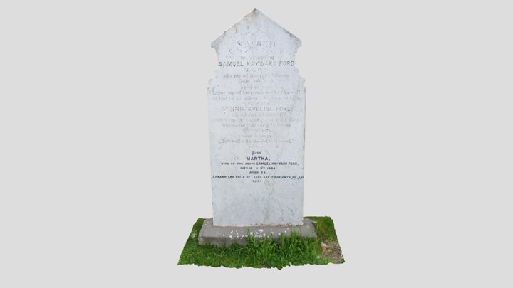 Ford Family Grave - Christ Church Cemetery 3D Model