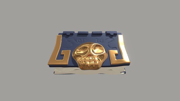 Skull Book 3D Model