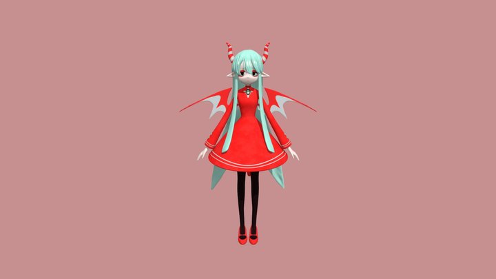 Female 3D character 3D Model