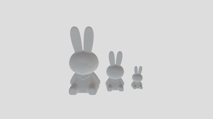 Miffy lamp by MrMaria 3D Model