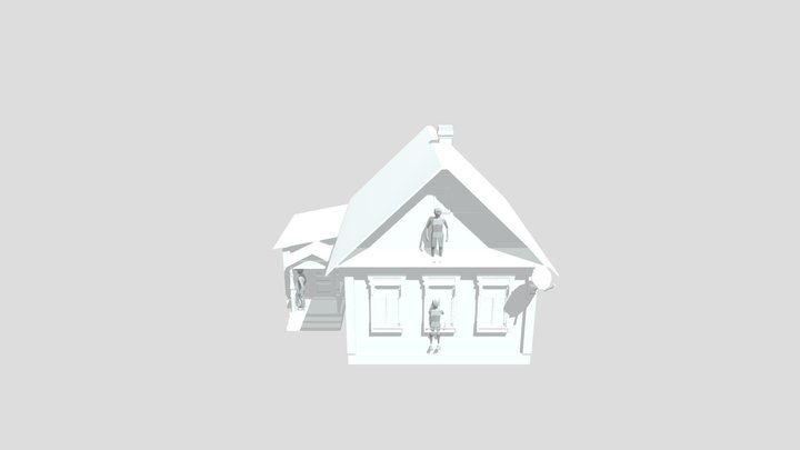 Grandma's house - House model 3D Model