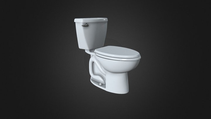 American Standard 215CB, Toilet 3D Model