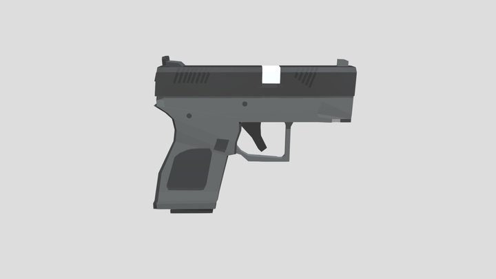 9mm C10 pistol1 3D Model