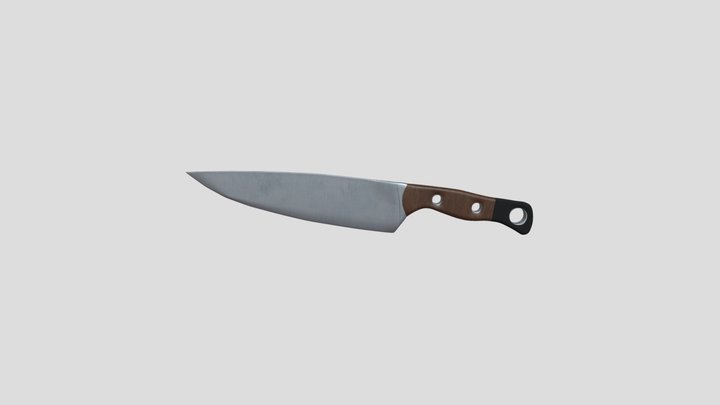 Kitchen Knife 3D Model