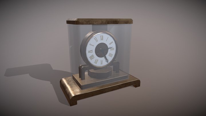 Jaeger Lecoultre Atmos Classic Clock 3D Model