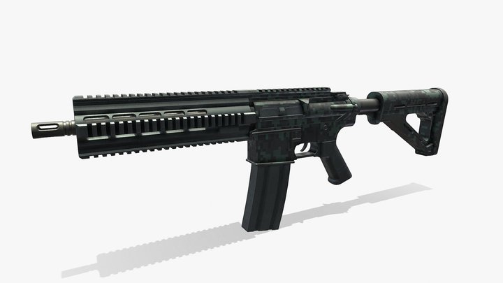 Hk416 – Modello 3D gratuito STL