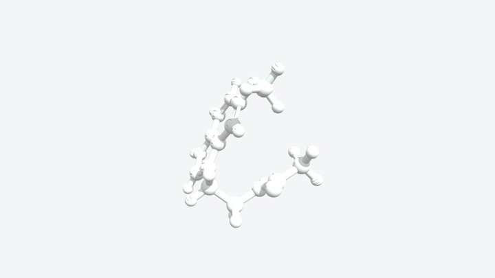 Melatonin 3D Molecular Model — CAS 73-31-4