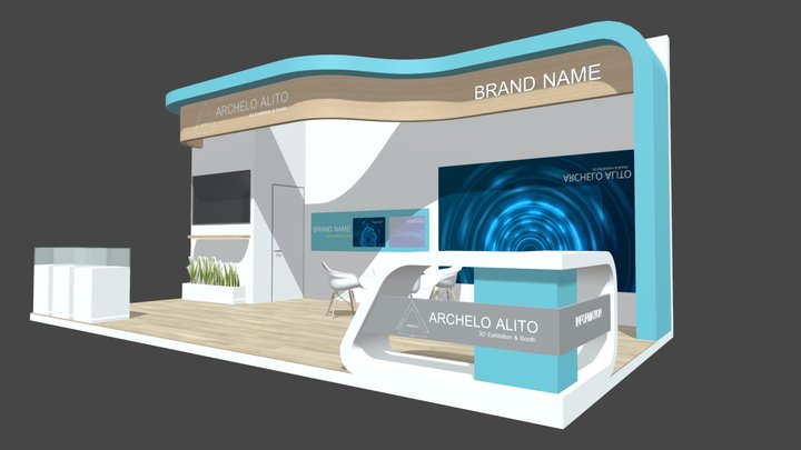 Exhibition stall 3D Model