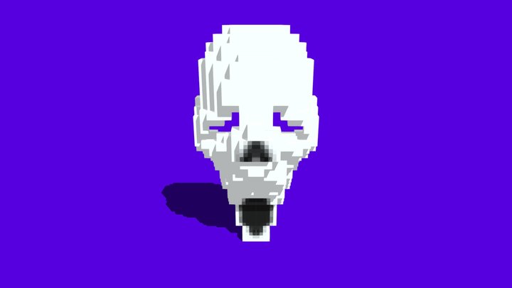Ghost Face  PkbCraft 3D Model
